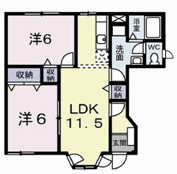 グレースガーデンⅡの物件間取画像